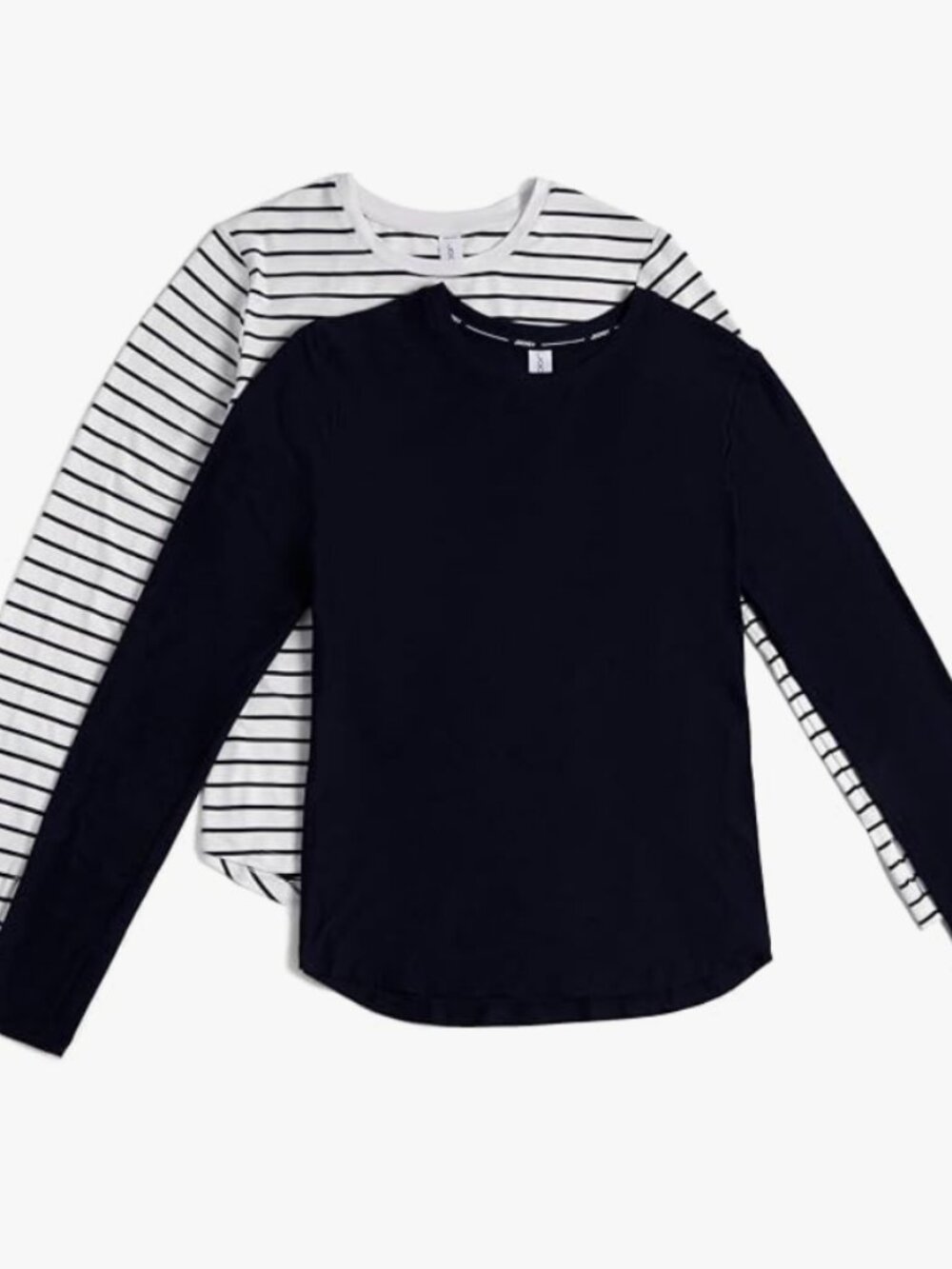 Jockey Women's 2-pack Long Sleeve Essential Butter T-shirt size M